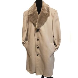 Vintage London Fog Fur-lined Trenchcoat